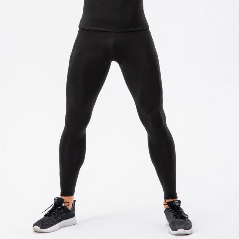 Men Sport Pants Fleece Warm Bodycon Stretchy Moisture-wicking Pocket Running Workout Sportswear
