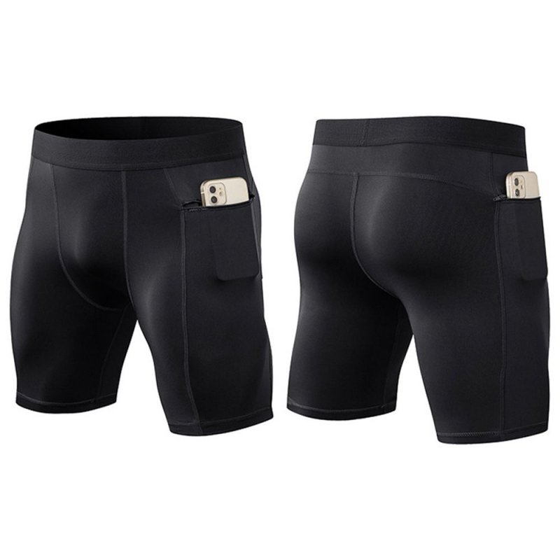 3 Pack Men Sports Shorts Active Workout Underwear Men Compression Shorts Quick Dry Shorts with Pocket